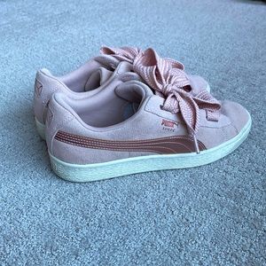 Puma - Pink Suede Sneakers